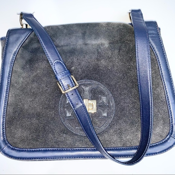 Tory Burch Hannah Shoulder Bag Blue - Picture 4 of 16